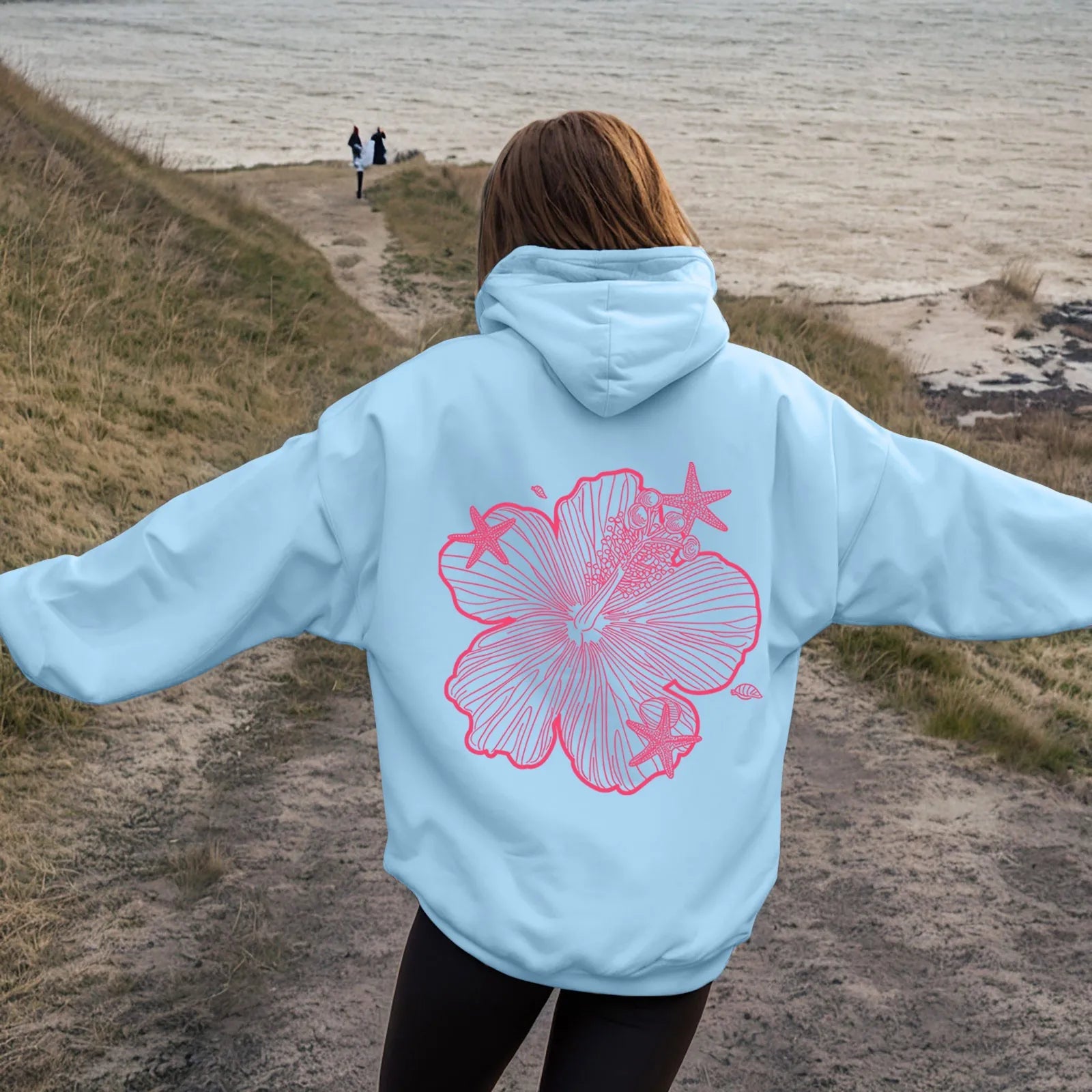 Long Hoodie Sweatshirt